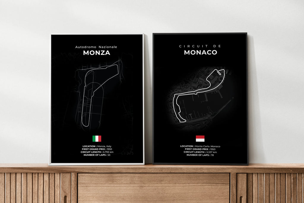 Autodromo Nazionale Monza Formel 1 plakat