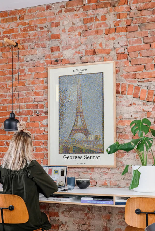 Georges Seurat - Eiffel tower plakat