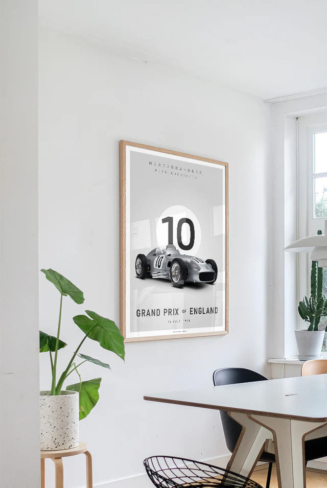 Mercedes W196 Monoposto plakat