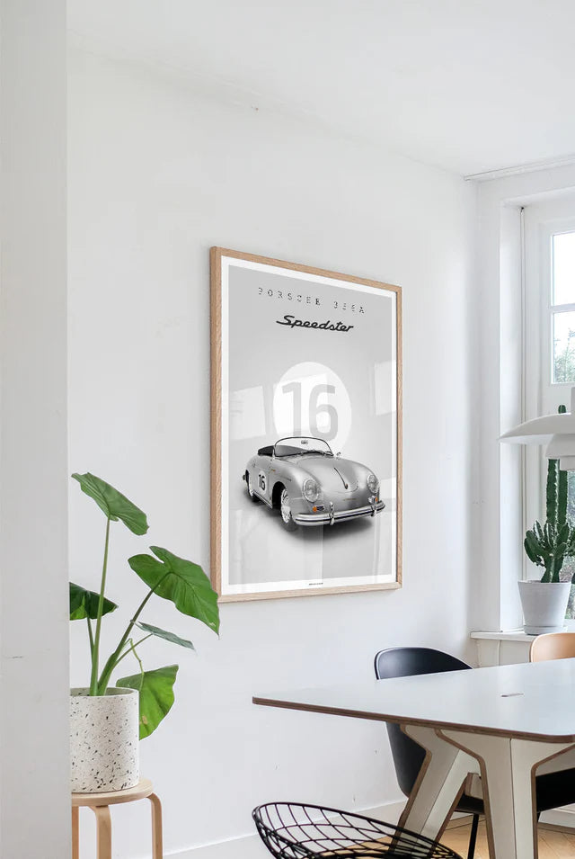 Porsche 356A Speedster plakat