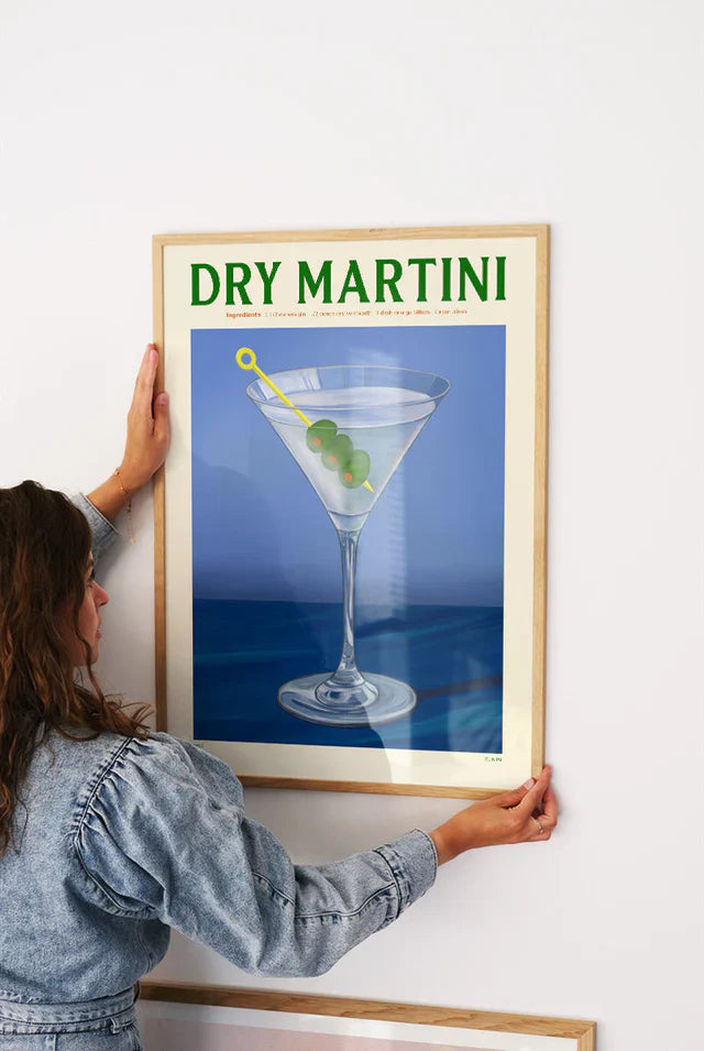 Dry Martini Drink Plakat