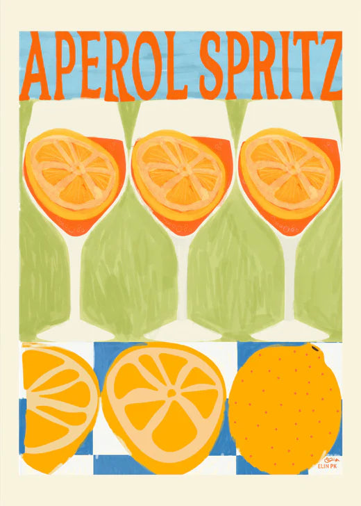 Classic Aperol Spritz Drink Plakat