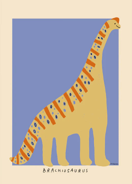 Dinosaur plakat - Brachiosaurus