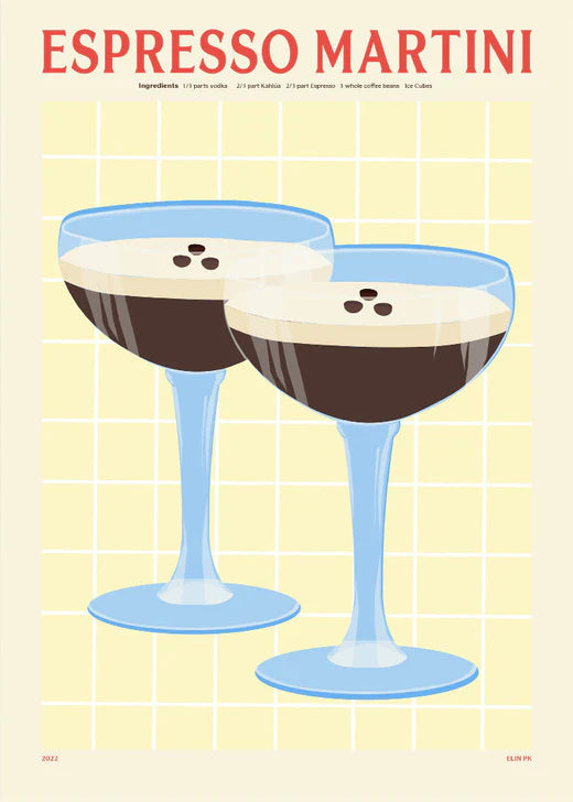 Espresso Martini Drink Plakat