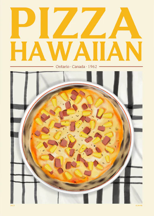 Hawaii Pizza Plakat